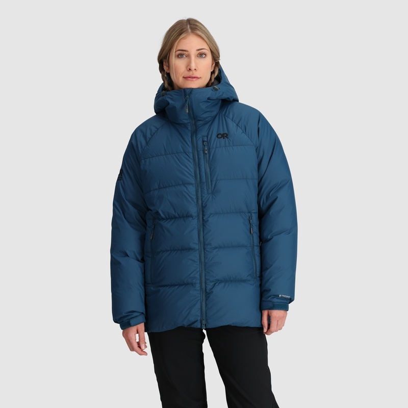 Outdoor Research Super Alpine Down Parka Damen Dunkelblau | Österreich-680CJATOV