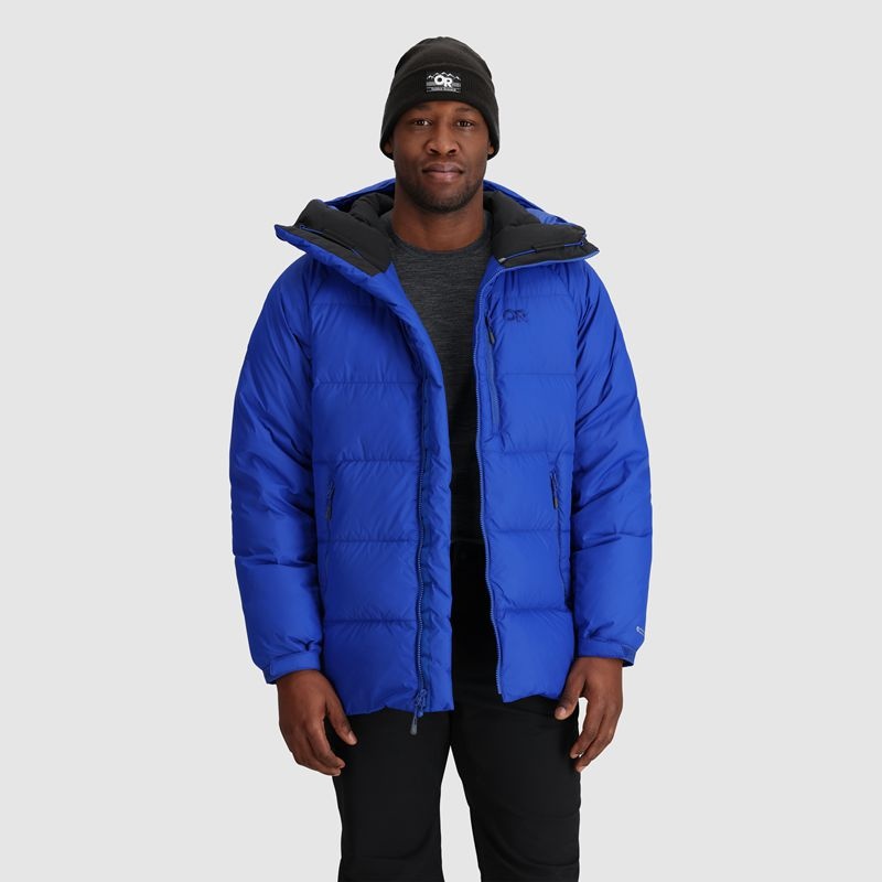 Outdoor Research Super Alpine Down Parka Herren Blau | Österreich-952UFMOQN