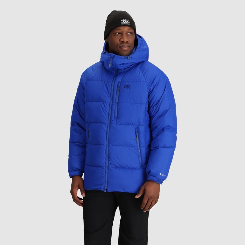 Outdoor Research Super Alpine Down Parka Herren Blau | Österreich-952UFMOQN