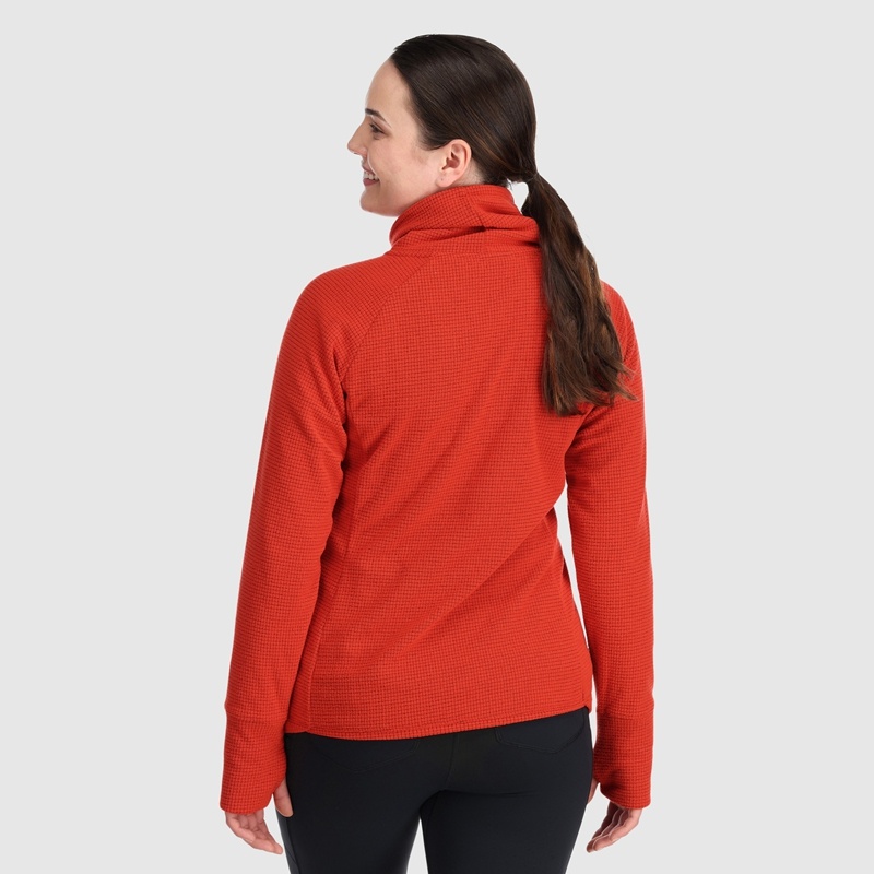 Outdoor Research Trail Mix Cowl Pullover Damen Rot | Österreich-603WOKVDJ