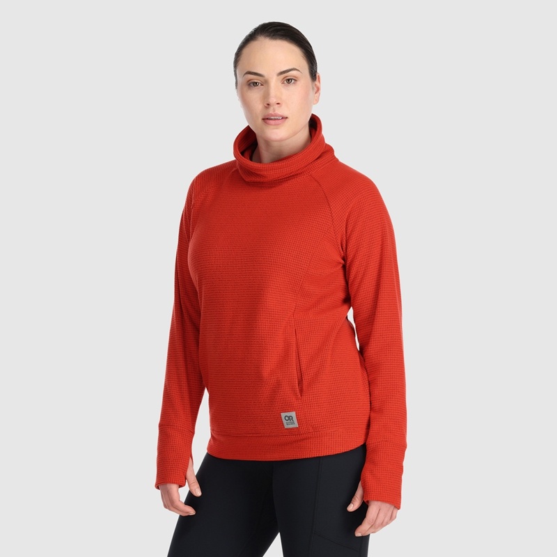 Outdoor Research Trail Mix Cowl Pullover Damen Rot | Österreich-603WOKVDJ