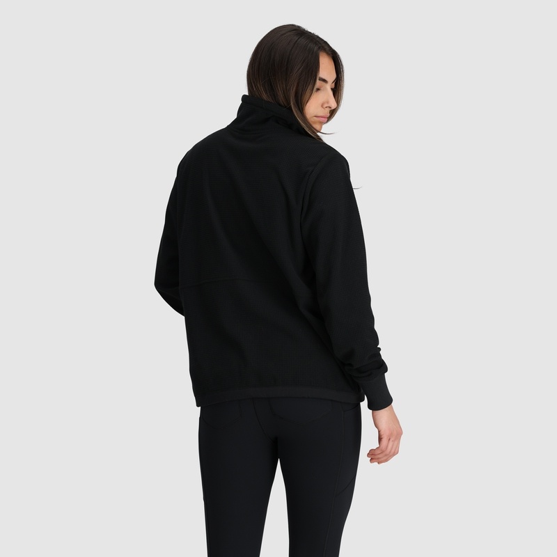 Outdoor Research Trail Mix Quarter Zip Pullover Damen Schwarz | Österreich-138YNTFDL