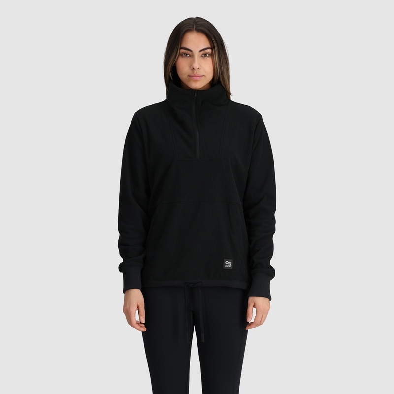 Outdoor Research Trail Mix Quarter Zip Pullover Damen Schwarz | Österreich-138YNTFDL