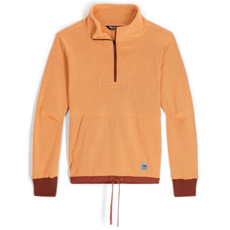 Outdoor Research Trail Mix Quarter Zip Pullover Damen Orange | Österreich-230XNIKDB