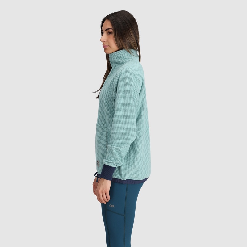 Outdoor Research Trail Mix Quarter Zip Pullover Damen Türkis | Österreich-730YCOHDA