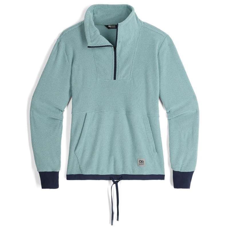 Outdoor Research Trail Mix Quarter Zip Pullover Damen Türkis | Österreich-730YCOHDA