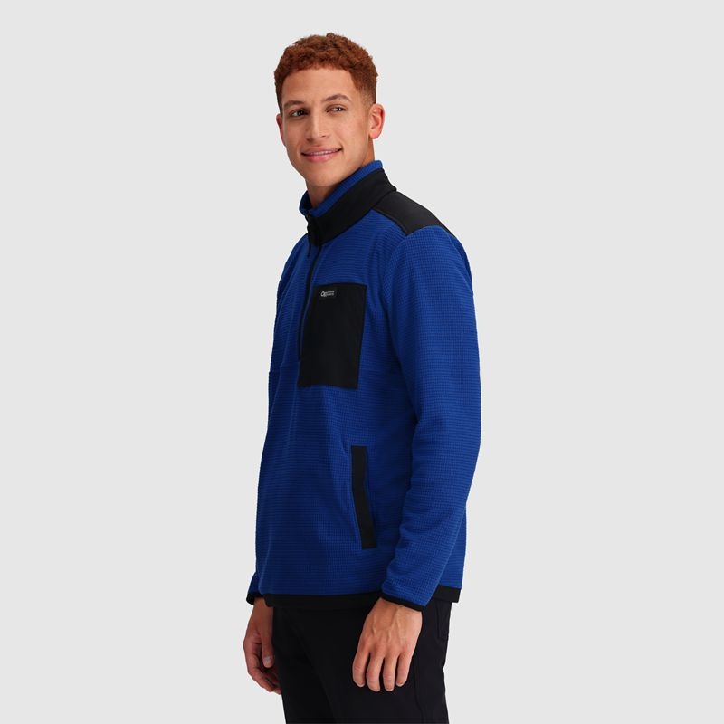 Outdoor Research Trail Mix Quarter Zip Pullover Herren Dunkelblau | Österreich-840LWBUZH