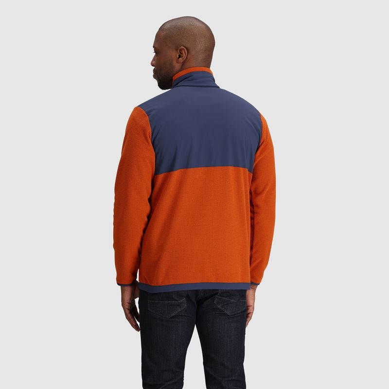 Outdoor Research Trail Mix Quarter Zip Pullover Herren Orange | Österreich-037QYCEUW