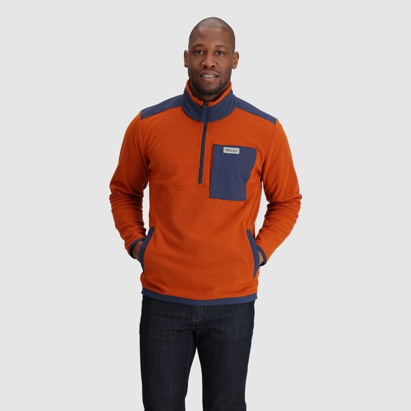 Outdoor Research Trail Mix Quarter Zip Pullover Herren Orange | Österreich-037QYCEUW