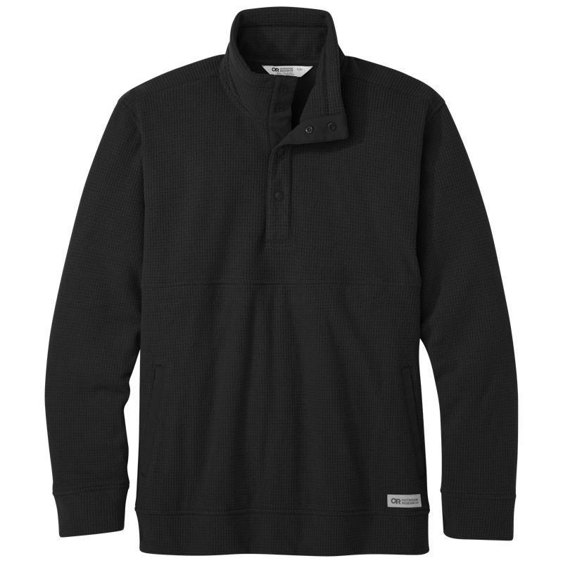 Outdoor Research Trail Mix Snap II Pullover Herren Schwarz | Österreich-364PZDCGV