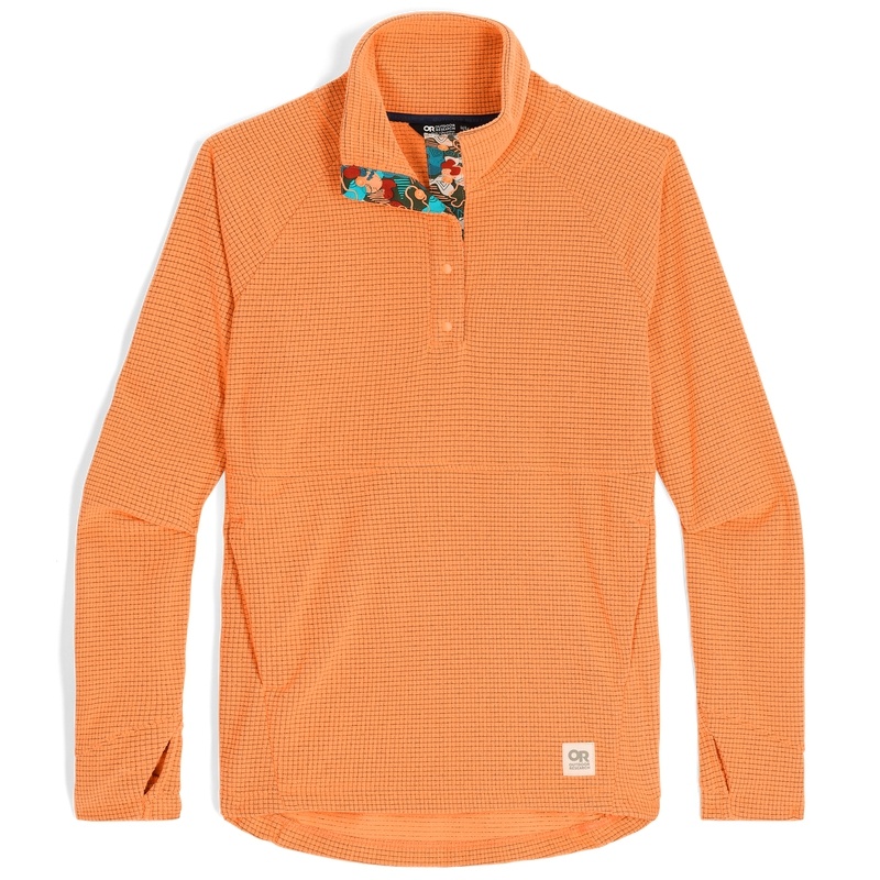 Outdoor Research Trail Mix Snap Pullover Damen Orange | Österreich-029LRHMJW