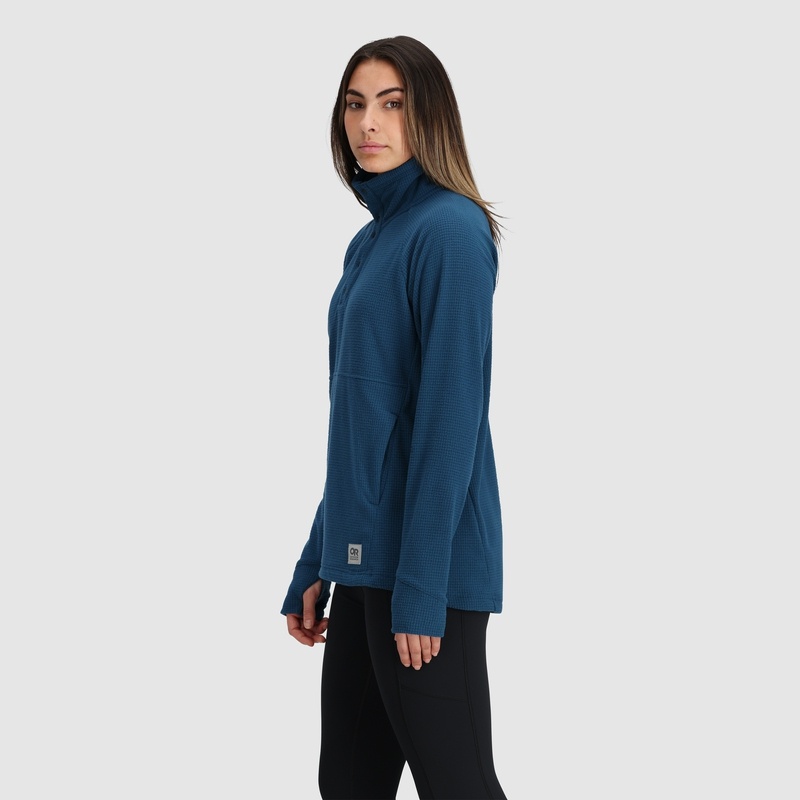 Outdoor Research Trail Mix Snap Pullover Damen Dunkelblau | Österreich-824OJVNQS