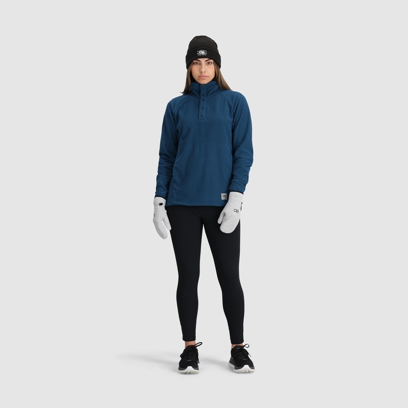 Outdoor Research Trail Mix Snap Pullover Damen Dunkelblau | Österreich-824OJVNQS