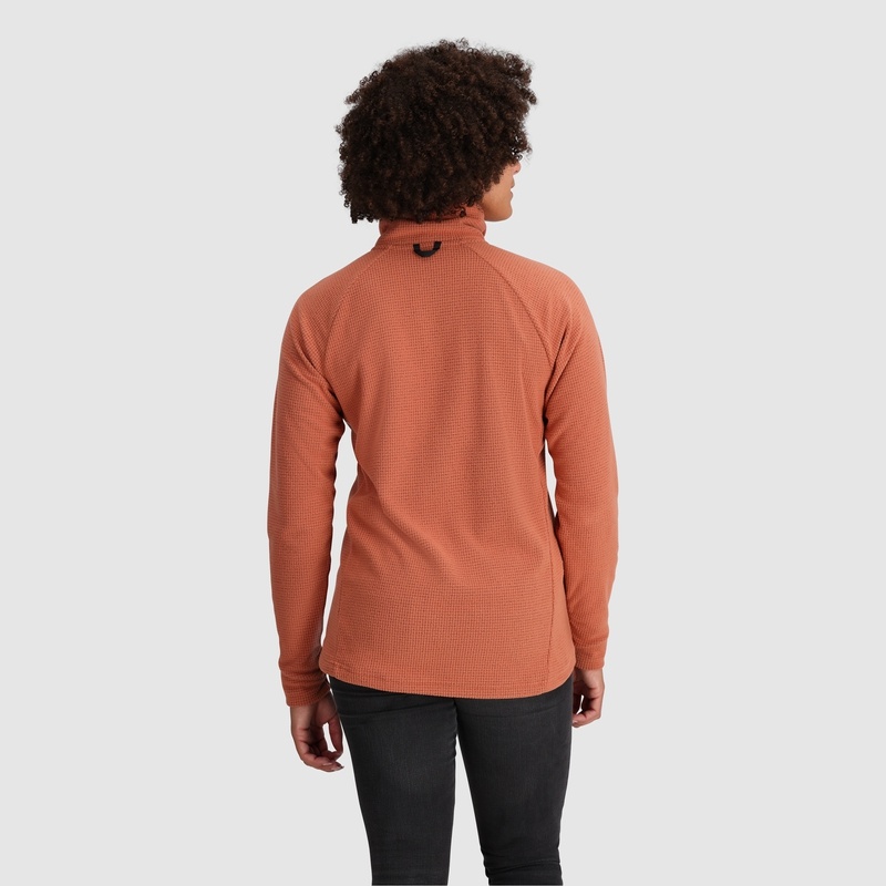 Outdoor Research Trail Mix Snap Pullover Damen Orange | Österreich-359VIDHBE