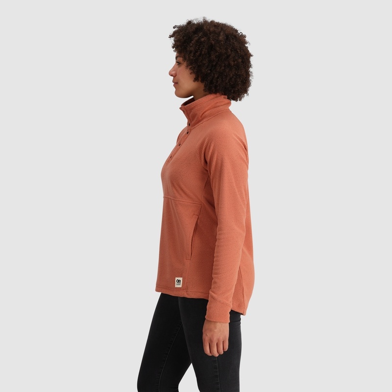 Outdoor Research Trail Mix Snap Pullover Damen Orange | Österreich-359VIDHBE