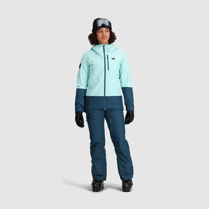 Outdoor Research Tungsten II Skijacke Damen Helltürkis Navy | Österreich-243UQIZBM