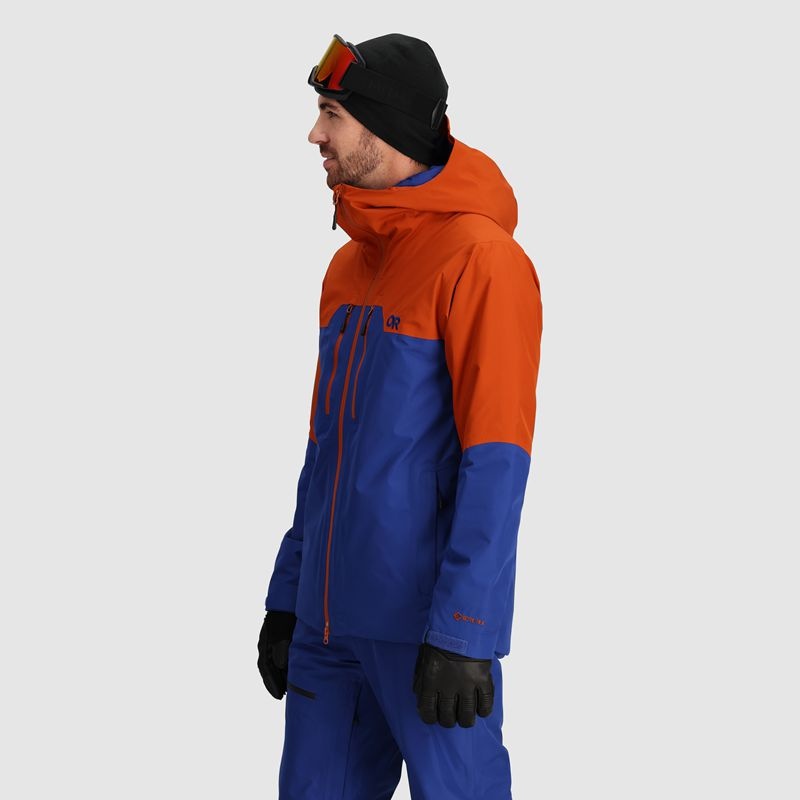 Outdoor Research Tungsten II Skijacke Herren Orange Blau | Österreich-234XOCEWP