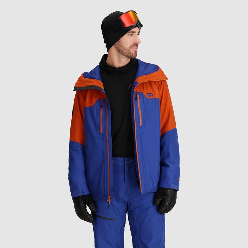 Outdoor Research Tungsten II Skijacke Herren Orange Blau | Österreich-234XOCEWP