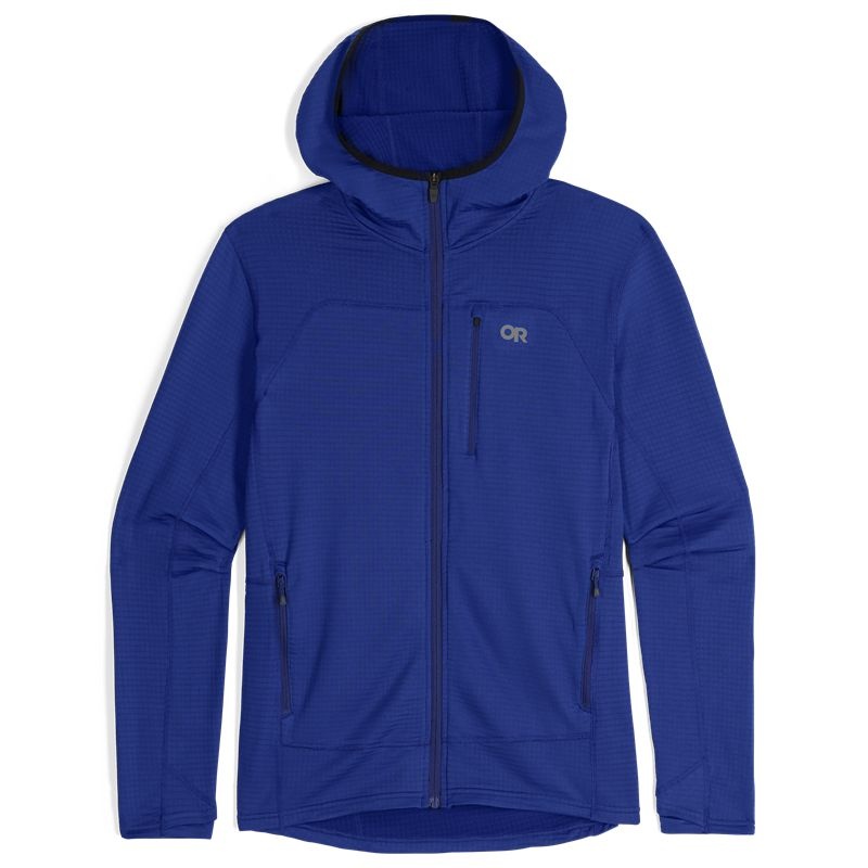 Outdoor Research Vigor Grid Fleece Full Zip Hoodie Herren Blau | Österreich-094EUPQBS