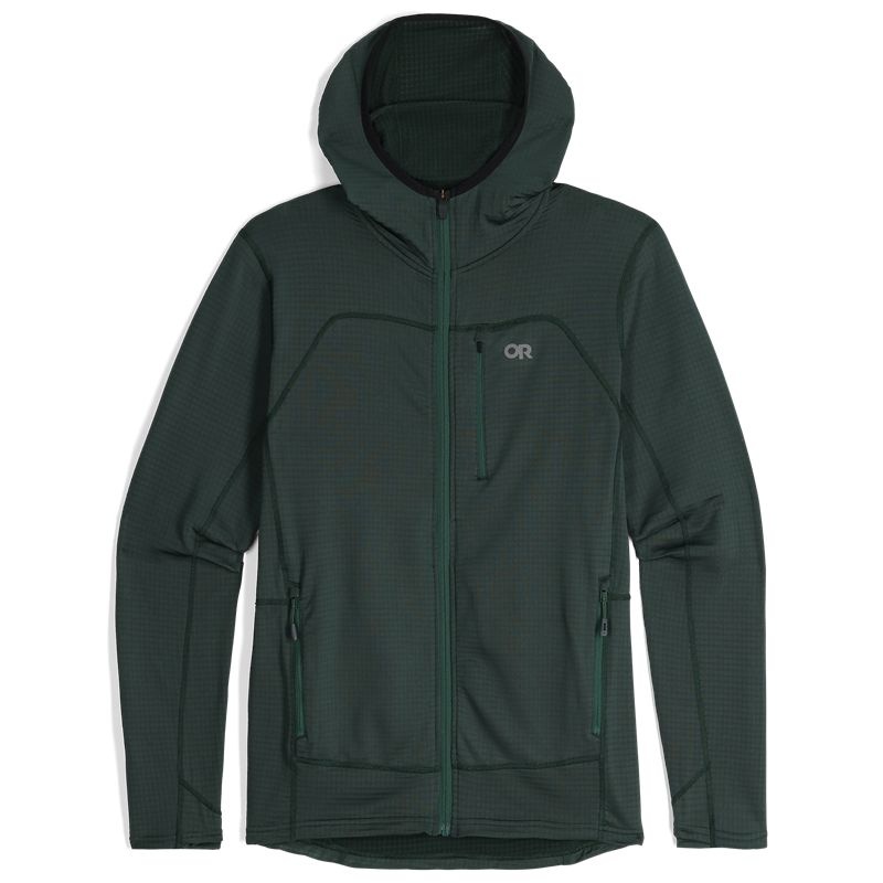 Outdoor Research Vigor Grid Fleece Full Zip Hoodie Herren Grün | Österreich-476DCRXWU