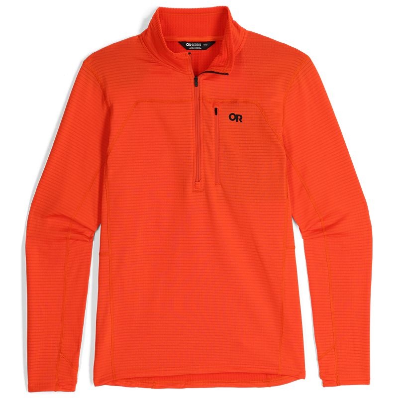 Outdoor Research Vigor Grid Fleece Half Zip Fleece Herren Orange | Österreich-596GYIKWD