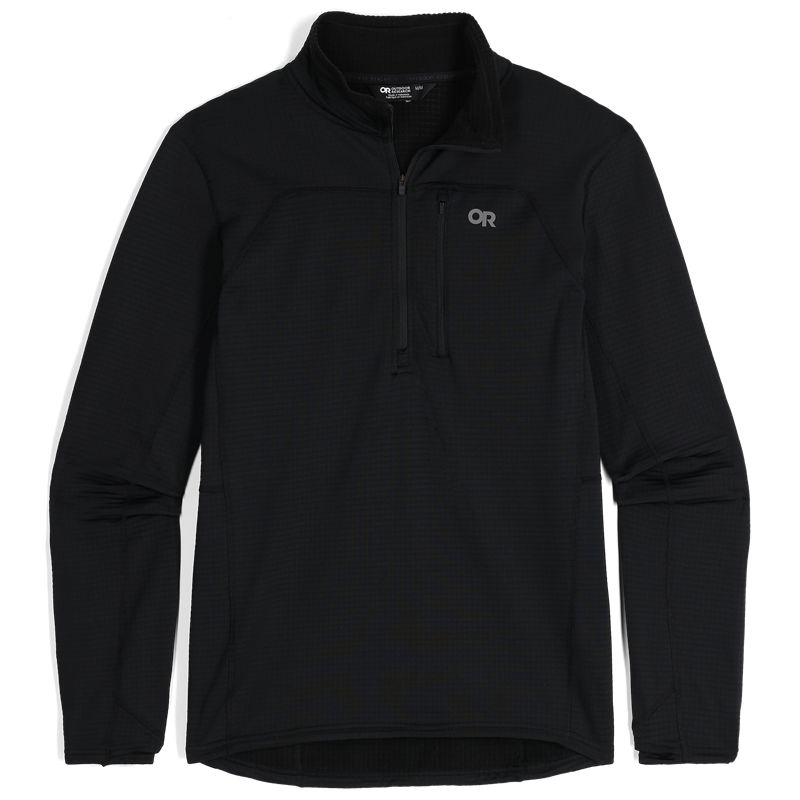 Outdoor Research Vigor Grid Fleece Half Zip Fleece Herren Schwarz | Österreich-154TWLOAN