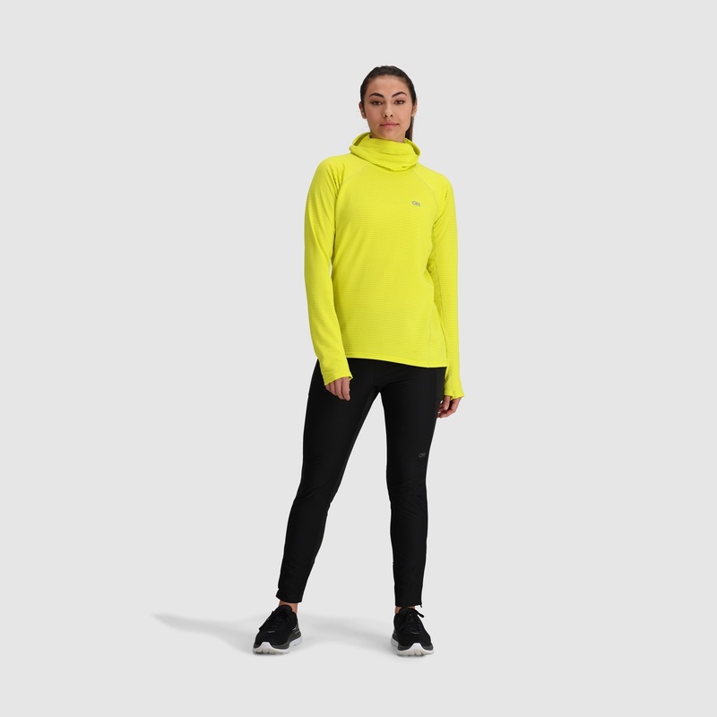 Outdoor Research Vigor Grid Fleece Pullover Hoodie Damen Hellgrün | Österreich-420DFORQV