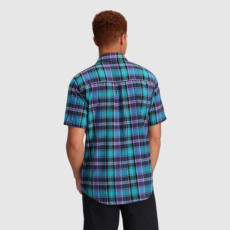 Outdoor Research Weisse Plaid Hemd Herren Türkis Lila | Österreich-941JHZXAS