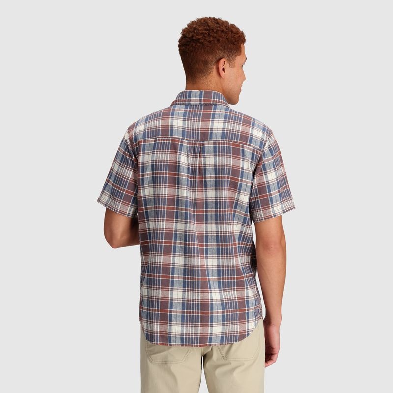 Outdoor Research Weisse Plaid Hemd Herren Rot Braun Weiß | Österreich-849WUORMP