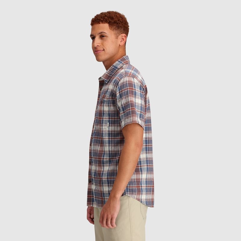 Outdoor Research Weisse Plaid Hemd Herren Rot Braun Weiß | Österreich-849WUORMP