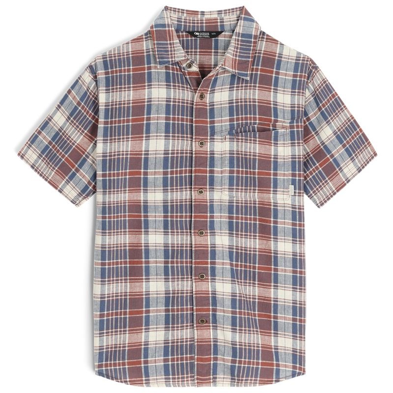 Outdoor Research Weisse Plaid Hemd Herren Rot Braun Weiß | Österreich-849WUORMP