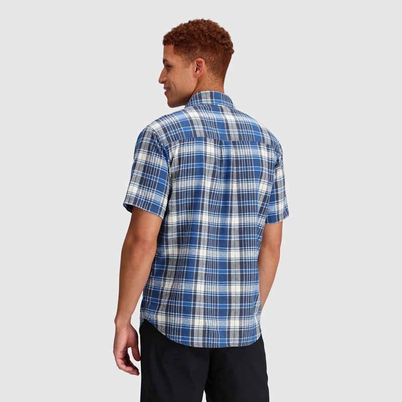 Outdoor Research Weisse Plaid Hemd Herren Blau Weiß | Österreich-463ARPCIW